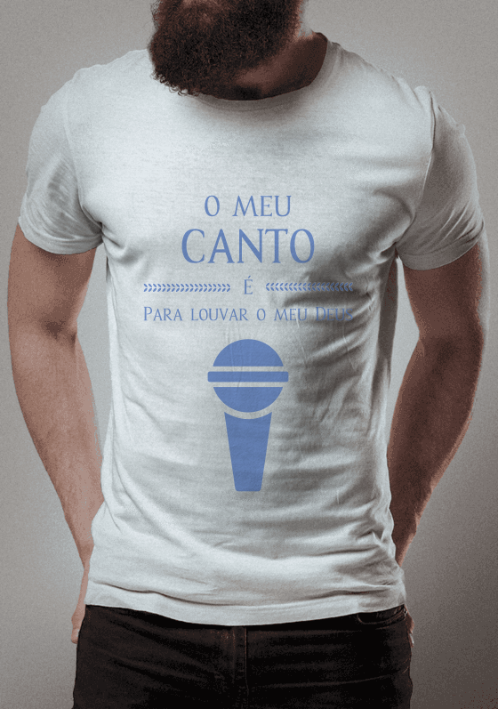 Nome do produto  O Meu Canto (azul)