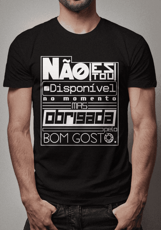 Nome do produto  Obrigada pelo bom gosto preta