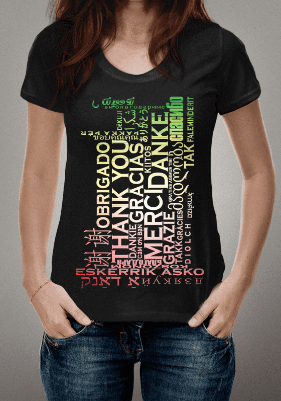 Nome do produto  Obrigado,Thank you