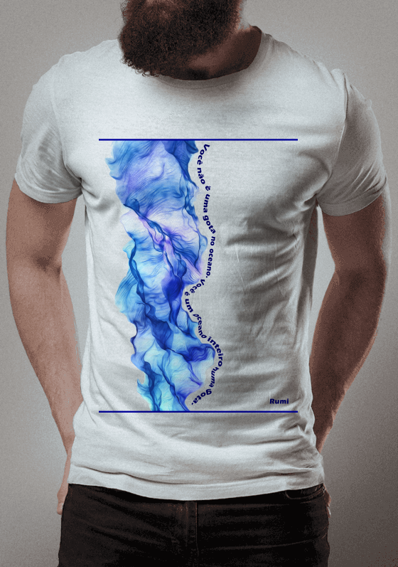 Nome do produto  Oceano de Rumi sem moldura