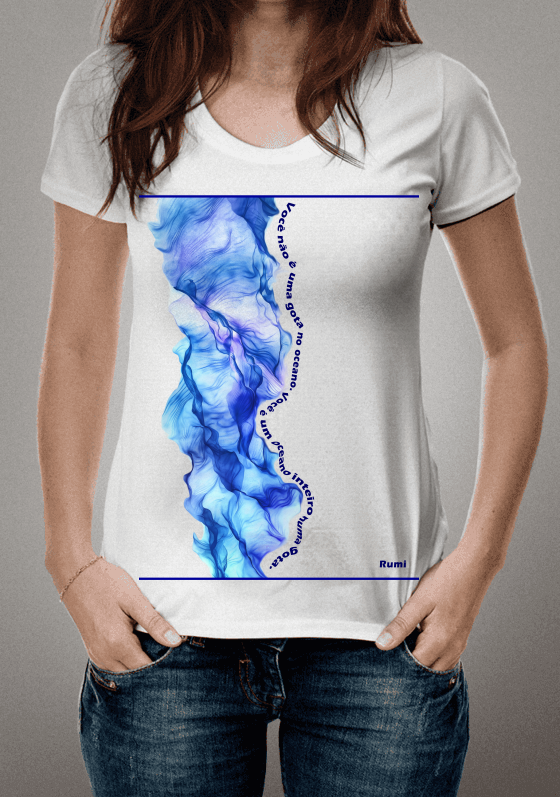 Nome do produto  Oceano de Rumi sem moldura