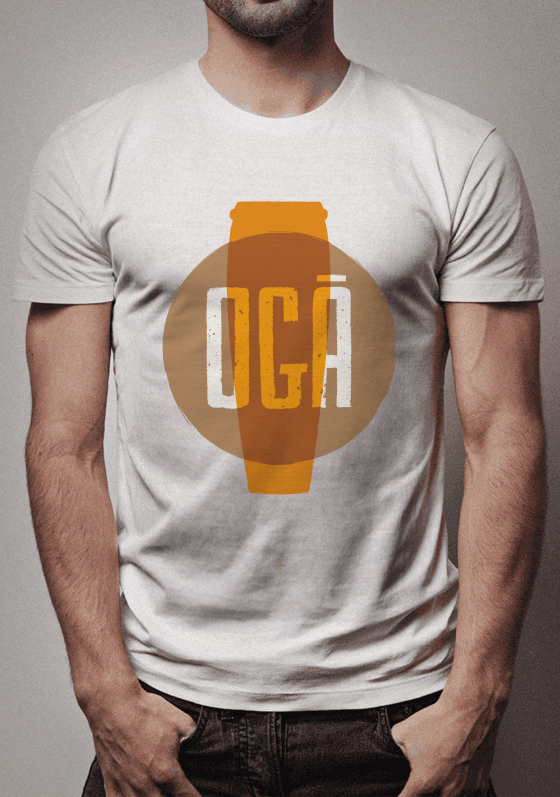 Nome do produto  Ogã - Amarelo