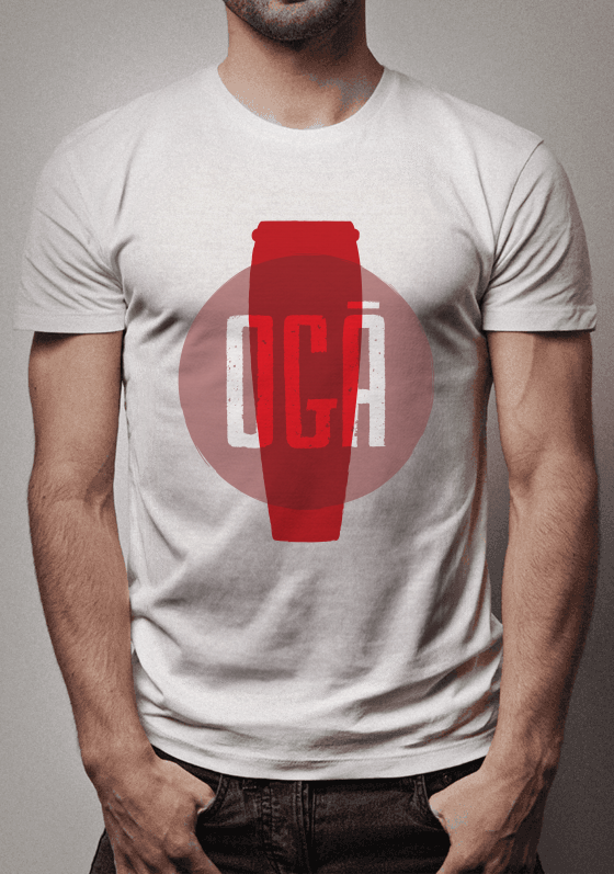 Nome do produto  Ogã - Vermelho