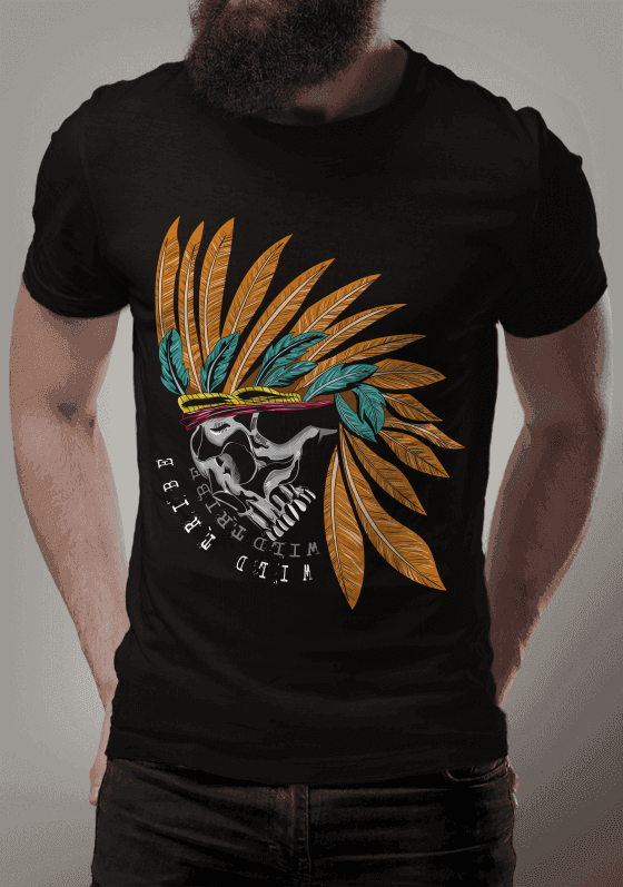 OLD SKULL BLACK