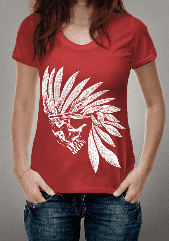 OLD SKULL WHITE STROKE 
