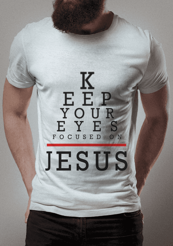 Olhos focados em Jesus