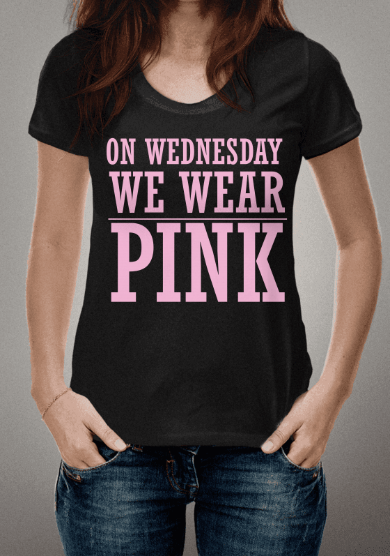 Nome do produto: On Wednesday we were pink - Mean Girls Shirt
