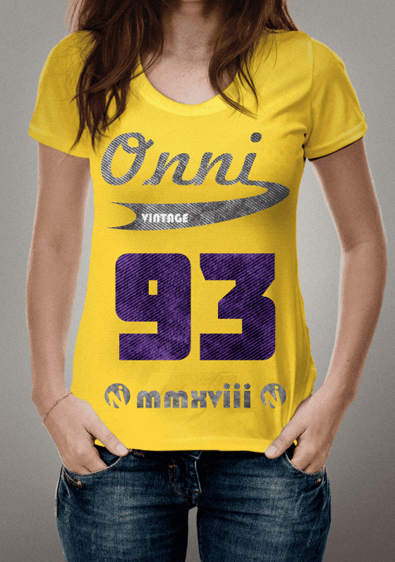 Onni T- Shirt number 93 Vintage Esporte