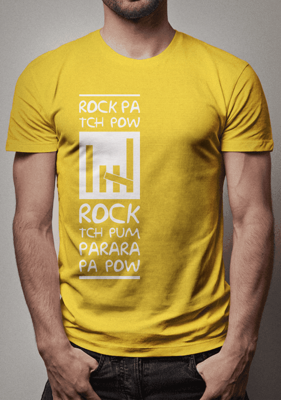 Nome do produto  Onomatopéia Rock Parara Pa Pow