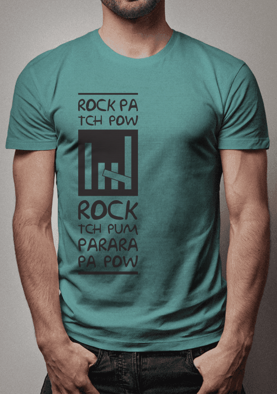 Nome do produto  Onomatopéia Rock Parara Pa Pow