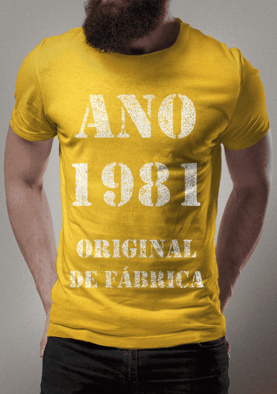 Nome do produto  ORIGINAL DE FÁBRICA 1981