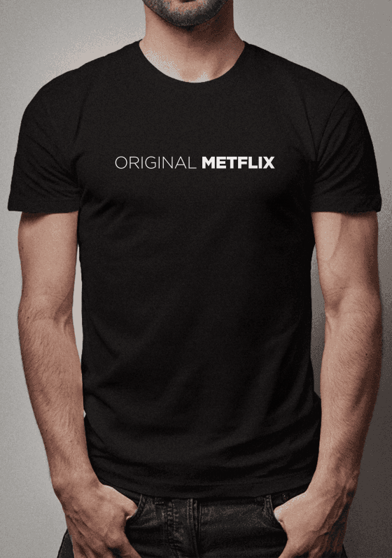 Original Metflix - Logo Branco