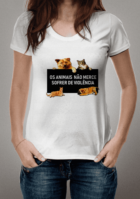 Nome do produto  Os animais não precisa sofrer violência