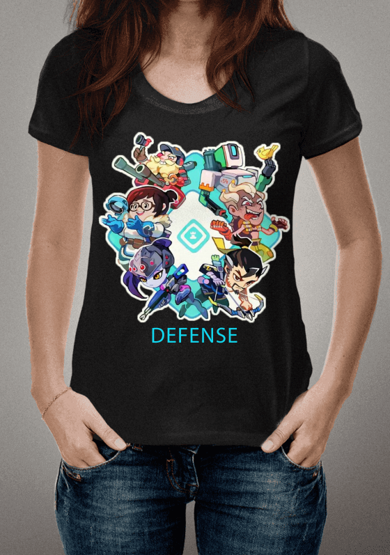Nome do produto  Overwatch - Camiseta Defense