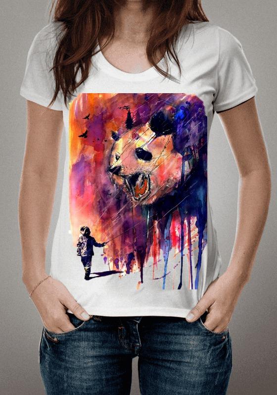 Nome do produto  panda aquarela