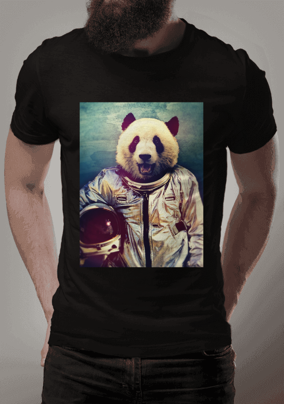 Nome do produto  Panda astronauta 