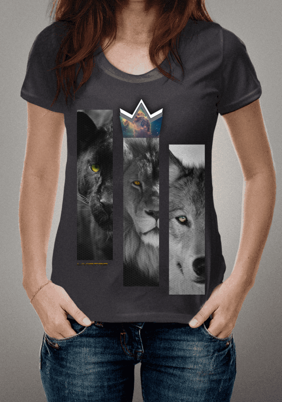 Nome do produto  Pantera, leão e lobo