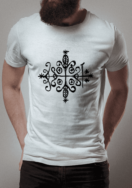 Nome do produto: Papa Legba Vévé Estilizado 