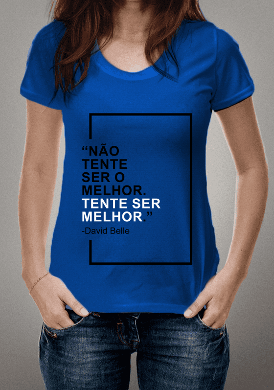 Nome do produto  Parkour - Frase David Belle