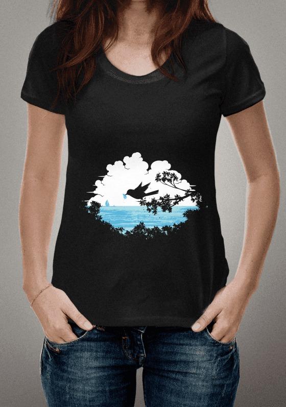 Nome do produto  Passarinho na Paisagem