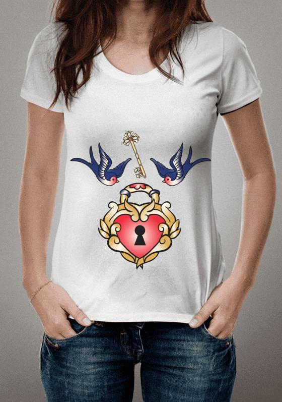 Nome do produto  pássaros e cadeado