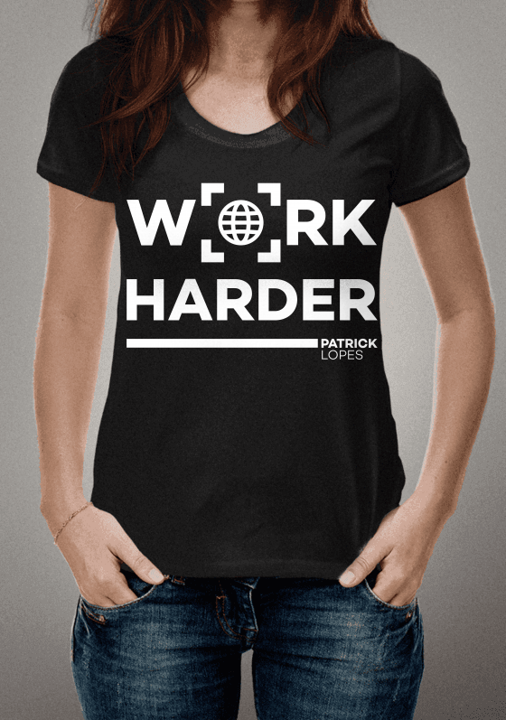Nome do produto  Patrick Lopes - Work Harder