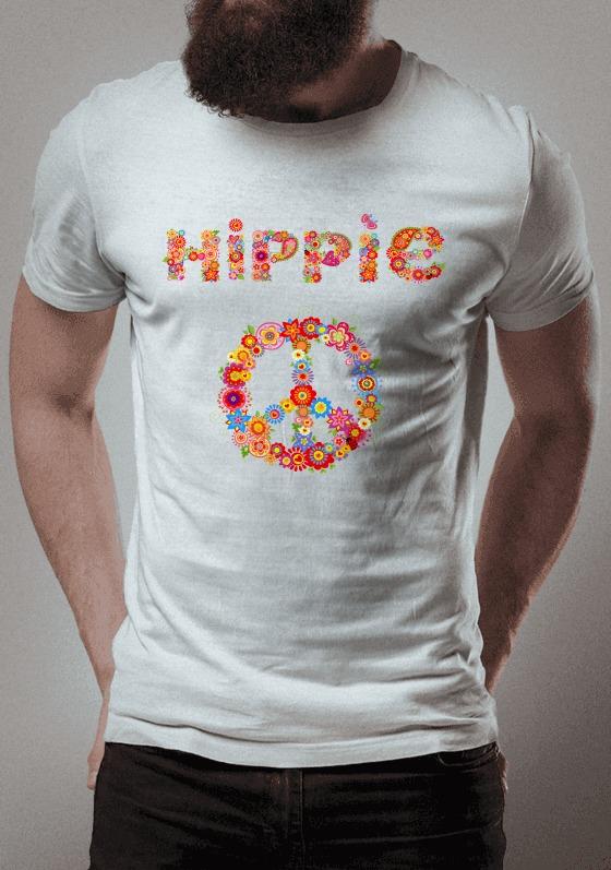 Nome do produto  Peace and Love - Hippie Symbol