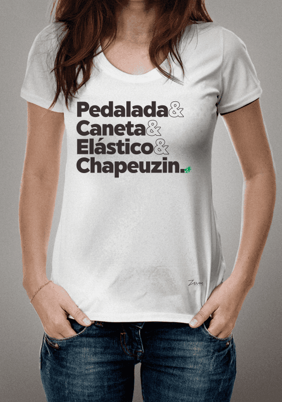 Pedalada, Caneta, Elástico e Chapeuzin