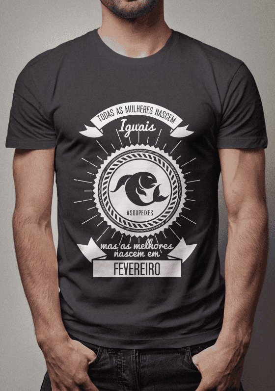 Nome do produto  Peixes Feminina Fevereiro Branca