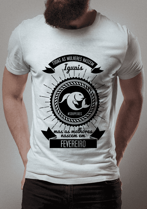 Nome do produto  Peixes Feminina Fevereiro Preto