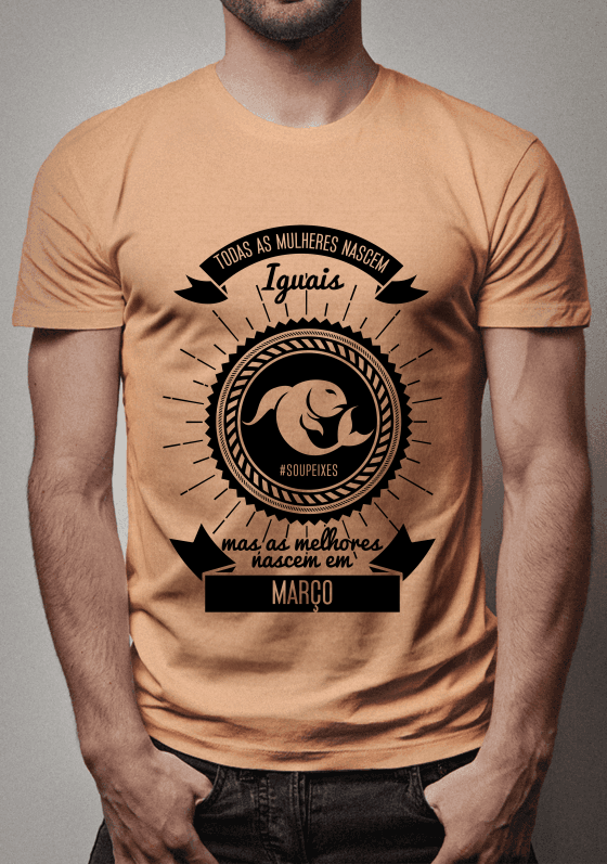 Nome do produto  Peixes Feminina Março Preto