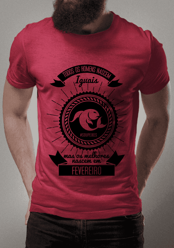 Nome do produto  Peixes Masculino Fevereiro Preto