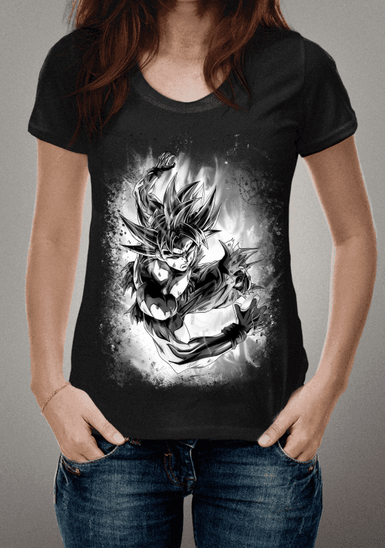 Nome do produto: Personagem Anime (Preto&Branco)