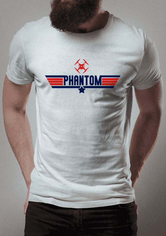 Nome do produto  Phantom Top Gun Style - COLORIDA