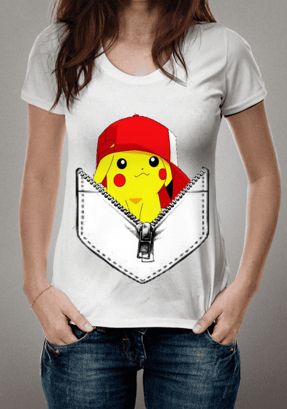 Nome do produto  Pikachu no bolso.