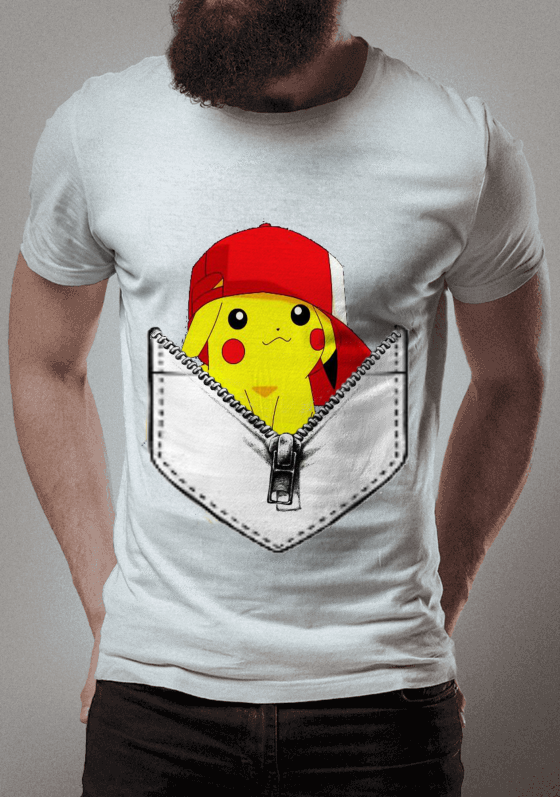 Nome do produto  Pikachu no bolso.