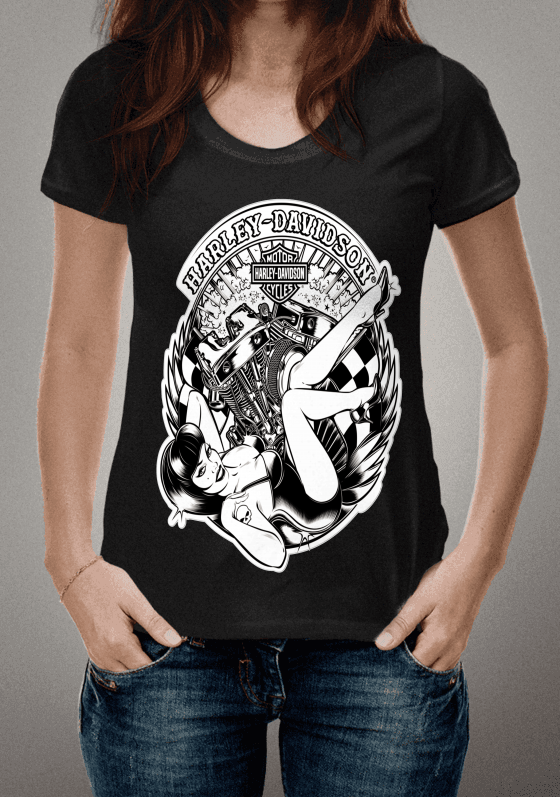 Nome do produto  pin up harley