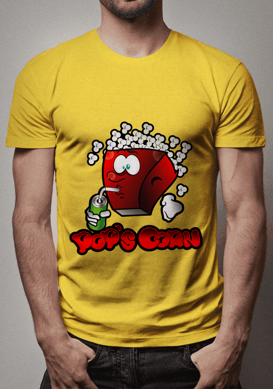 Nome do produto: Pipoca bebendo refrigerante 