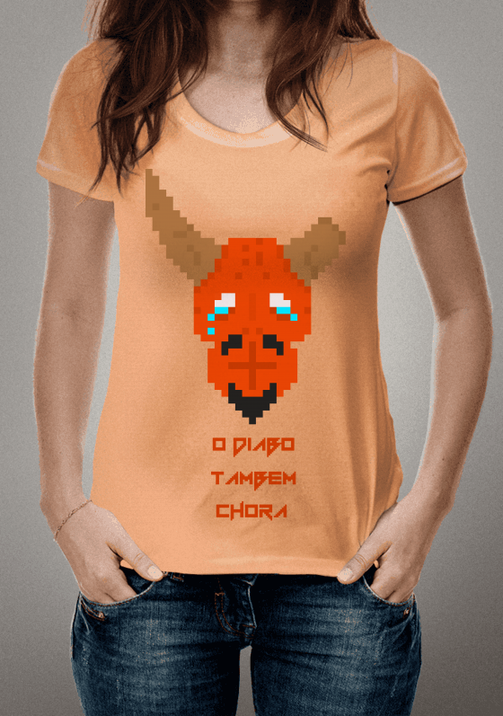 Nome do produto  Pixelart - O diabo tambem chora