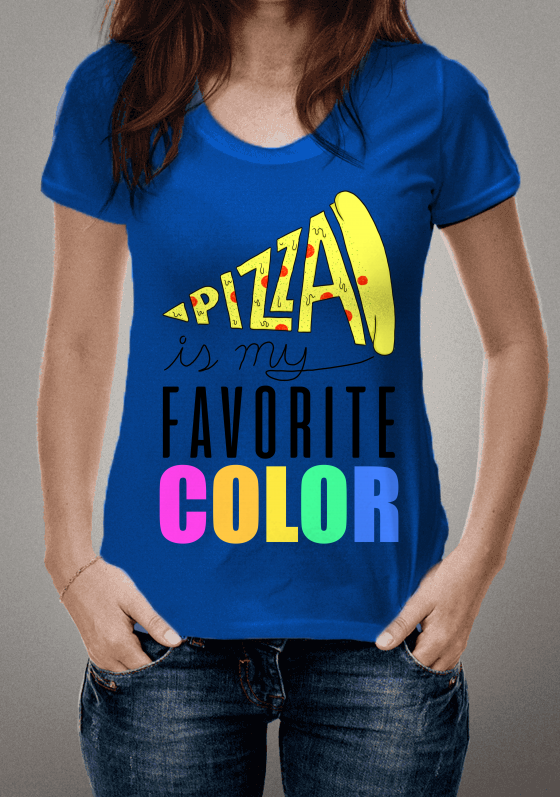 Nome do produto  Pizza is my favorite color