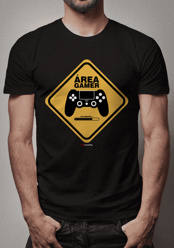 Placa Área Gamer - Preta