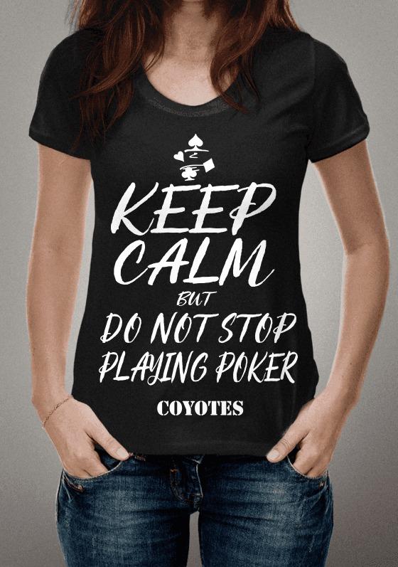 Nome do produto  playing poker coyotes