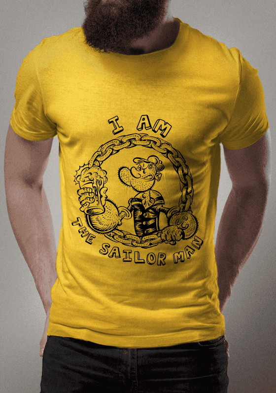 Nome do produto  Popeye - I am the sailor man