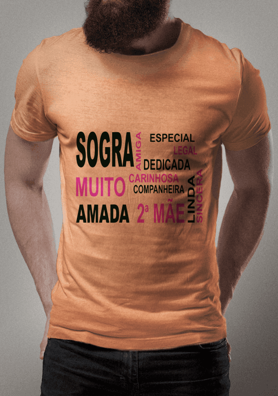 Nome do produto: presenteie sua sogra, linda camiseta