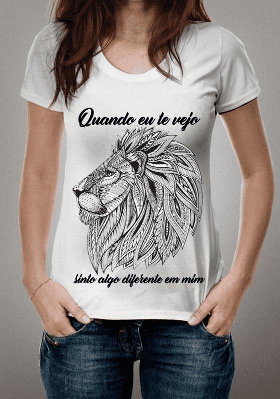 Nome do produto  Quando eu te vejo, sinto algo diferente em mim 