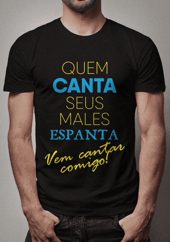 Nome do produto  Quem canta (black)