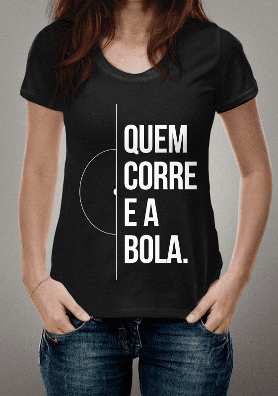 Nome do produto  Quem corre e a bola