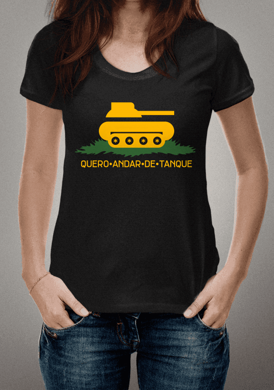 Nome do produto  Quero andar de tanque