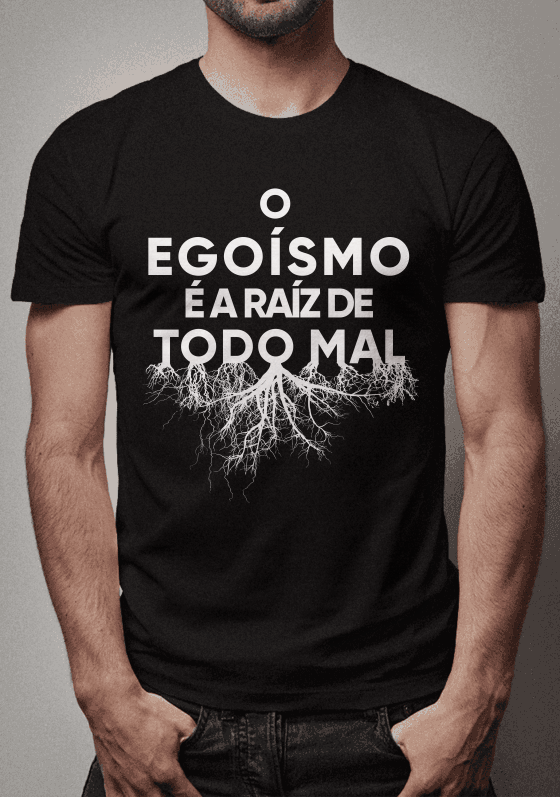 Nome do produto  Raiz do Mal - Camiseta Preta