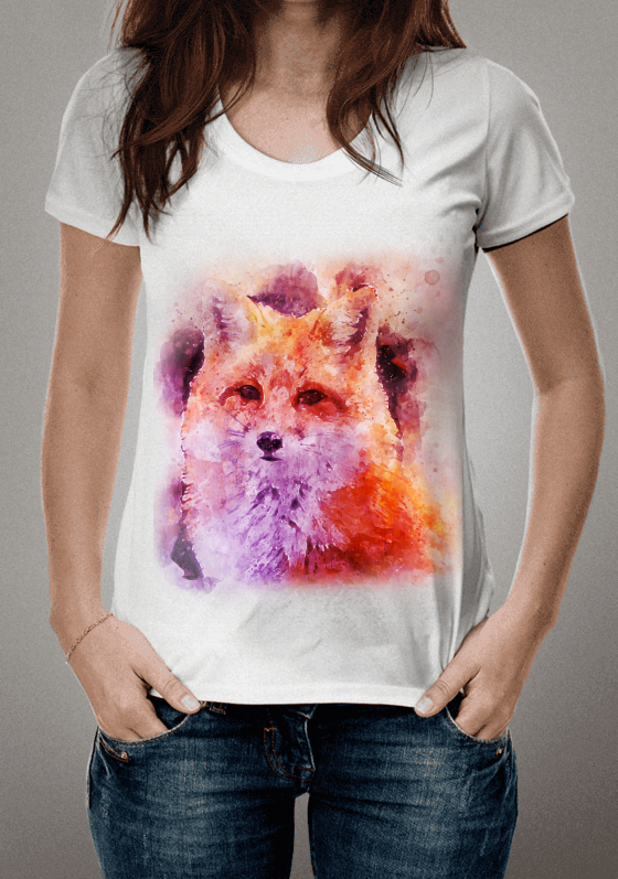 Nome do produto: Raposa Aquarela